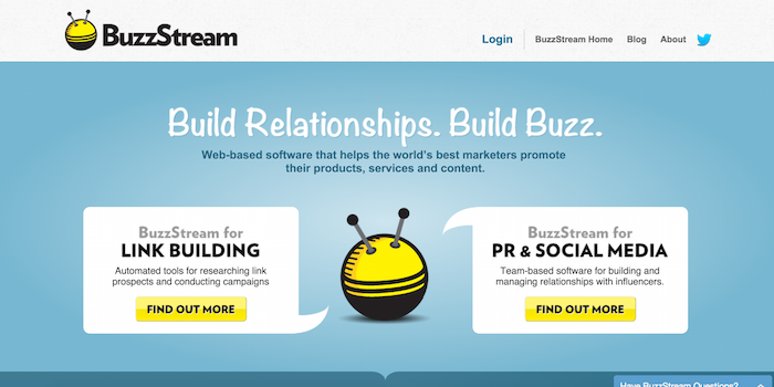 Buzzstream - 100 social media tools
